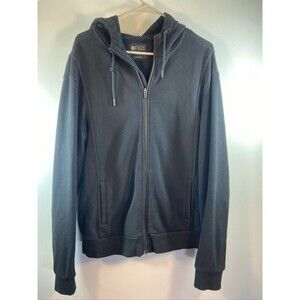 FIGS MENS MEDICAL MEDIUM BLACK FULL ZIP HOODIE